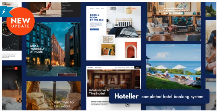 Hoteller Hotel Booking WordPress v6.5.10