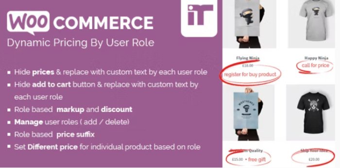 Woocommerce Dynamic Pricing By User Role v1.8