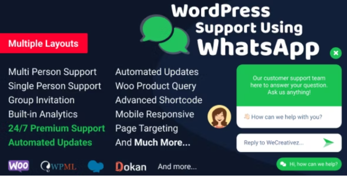 WordPress WhatsApp Support v2.4.1